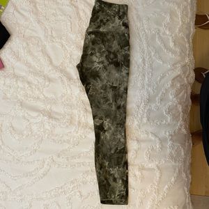 lululemon align with pockets green tie dye